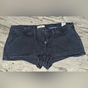 Pre-owned Hollister  California Socal Stretch Navy Blue Shorts